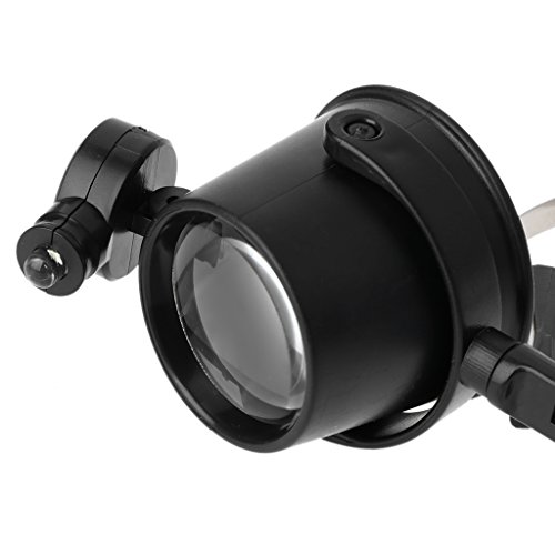 Landum Watch Repair Tools, Practical 10X Hands Free Eye Loupe Jewelry Watch Repair Magnifier Headband #TOP3
