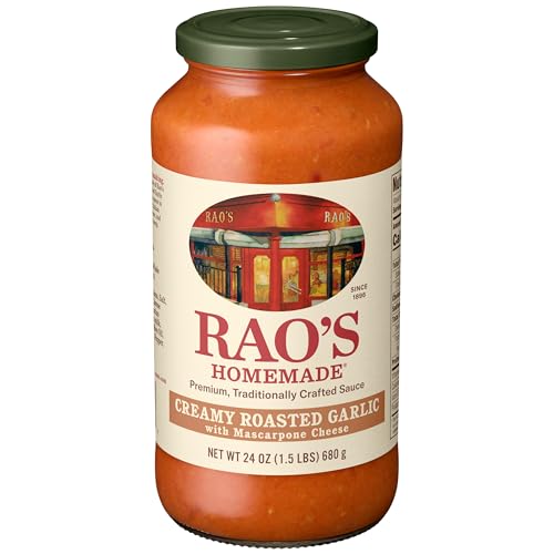 Image of Rao's Homemade Creamy Roasted Garlic with Mascarpone Sauce, 24 Oz Jar