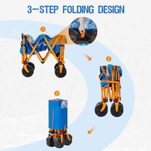 Old Bahama Bay 21727 49 Inch Extended Extra Long Beach Wagon thumb #4