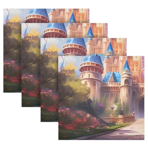 Servilletas de Tela Wonderland Castle 6 uds 20 x 20 in miniatura 7