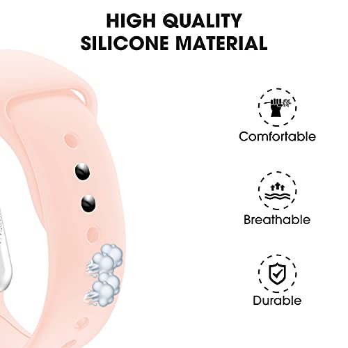 Image of GRIPP Soft Silicone Watch Strap for 40mm /41mm /42mm, Watch Series 11 /10 /9 /8 /7 /6 /5 /4 /3 /2 /1, SE 3 /2 /1, Slim, Lightweight, Adjustable (Watch Not Included)
