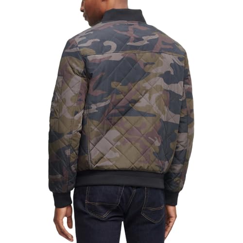 Calvin Klein Men's Ribbed Collar Quilted Bomber Jacket2