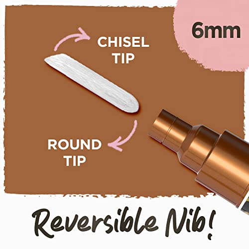 Chalkola CHK_METALLIC_PARENT Metallic Chalk Markers (10 Pack) Liquid Chalk Pens - For Blackboards, Chalkboard thumb #2