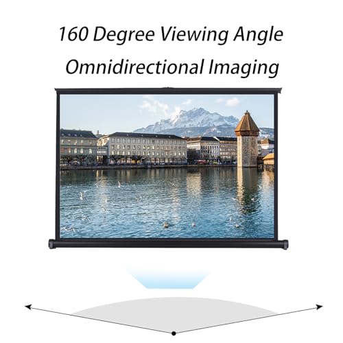 Pantalla de proyector manual 50 pulgadas 16:9 miniatura 5