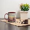 Ceramic Coffee Mug, Arizona Grand Canyon with Vibrant Sunset and Cactus Design, 11oz Mug for Nature Enthusiasts and Travelers, Unique Gift Idea, Microwave and Dishwasher Safe, Home Decor, Office #5