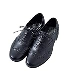[トラベルシューズバイショセ] ウィングチップレザーマニッシュシューズ 38(24.0cm) ブラック tr-004-38-bl
