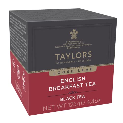 Image of Taylors of Harrogate English Breakfast Loose Leaf, 4.41 oz (Pack of 6)