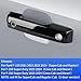 LUNQIN Car Door Handle Cover for Ford F-150 2021-2025，F-250 Super Duty 2023-2025，F-350 Super Duty 2023-2025 Auto Exterior Accessories Handle Protectors Covers Wrap Decoration ABS Gloss Black