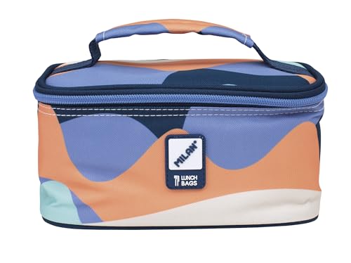 MILAN® Bolsa isotérmica porta alimentos pequeña con 1 recipiente (1,5 l) serie The Fun, azul