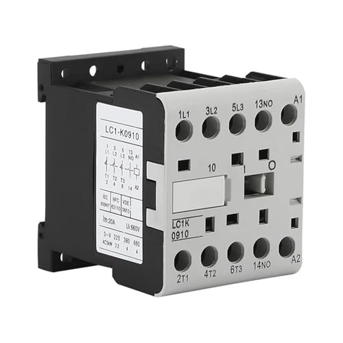 Mini contacteur CA 9A 24V CJX2-K0901 3NO 1NC pour rail DIN