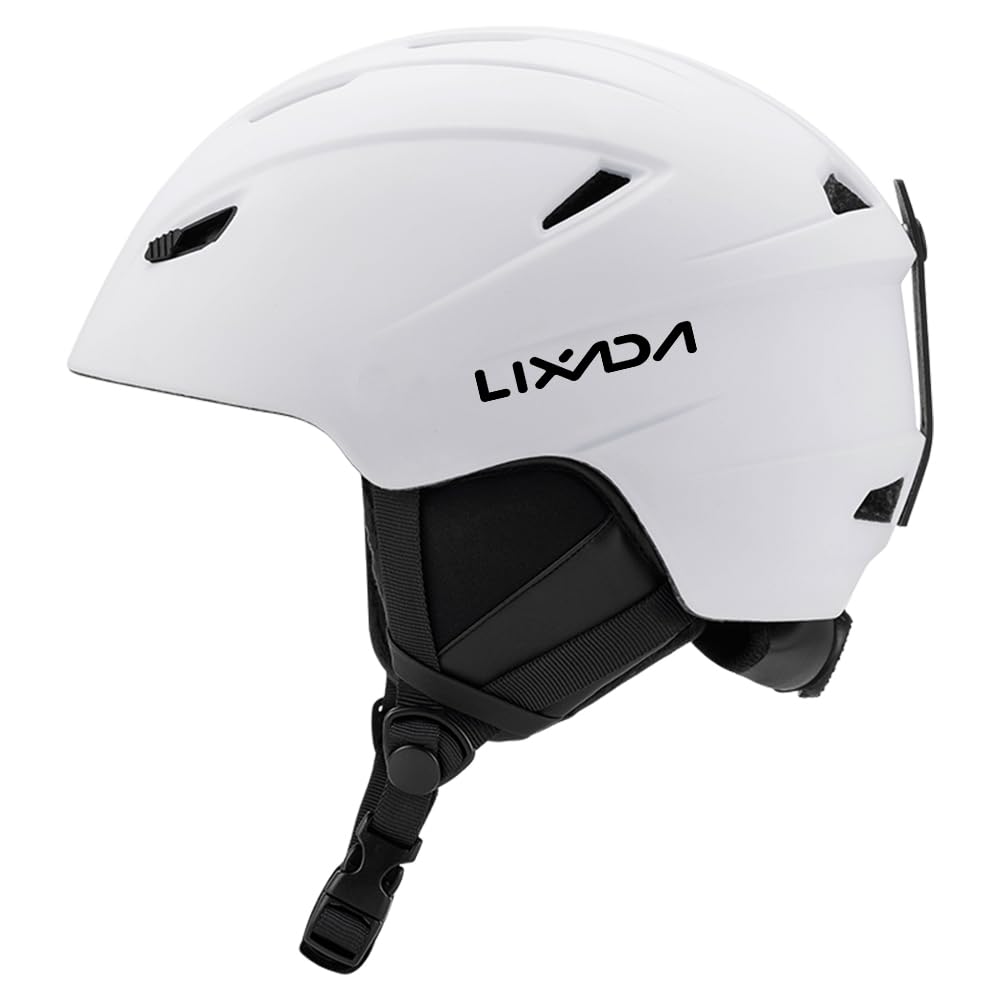 Casco de esquí Casco de esquí con Aislamiento Ajustable Uso en Todas Las Estaciones Cuenta con 14 Orificios de ventilación Adecuado para Esquiar Compatible con Patinaje sobre