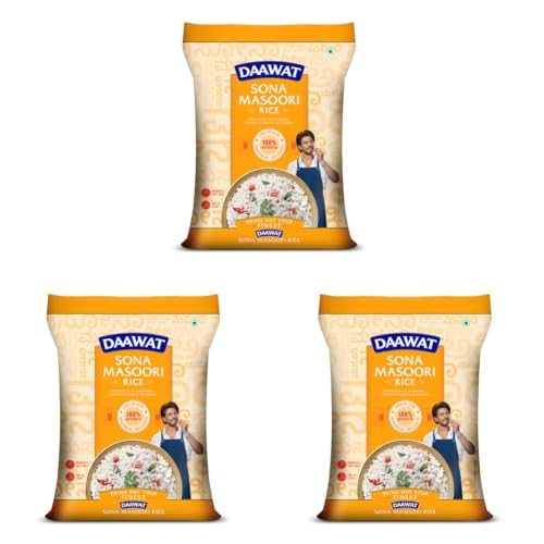 Image of Daawat Sona masuri 5 kg (Pack of 3)