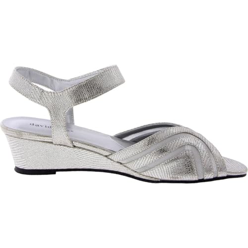David Tate Womens Admire Peep Toe Dressy Wedge Sandals3