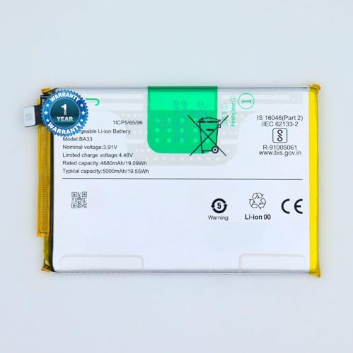 Image of Original BA33 Battery for Vivo Y18 (V2333, V2345) / Y03 (V2332) Battery with 1 Year Warranty*** (OCT71)