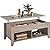 Yaheetech Lift Top Coffee Table, Coffee Table with Hidden Storage Compartment & Lower Shelf, 41in Center Table for Living Room, Office, Grey