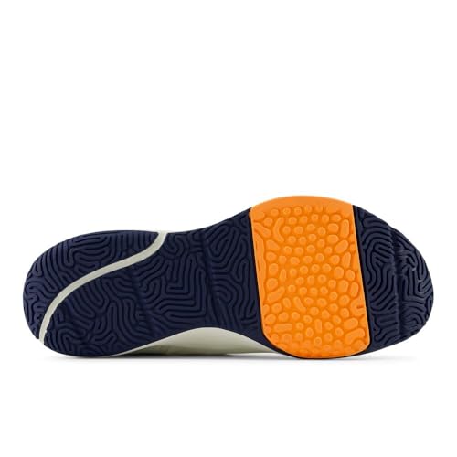 New Balance Men's FuelCell Trainer V2 Cross Trainer, Angora/Hot Mango/Nb Navy, 11 M