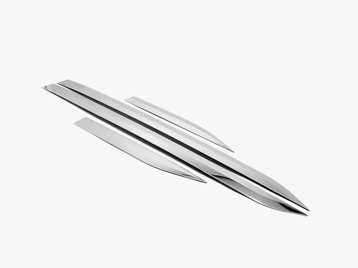 Body Side Trims Compatible with Toyota Corolla Cross 2026 2025 2024 2023 2022 Body Side Door Molding Cover Trims Exterior Car Accessories Stainless Steel 4PCS (Silver)