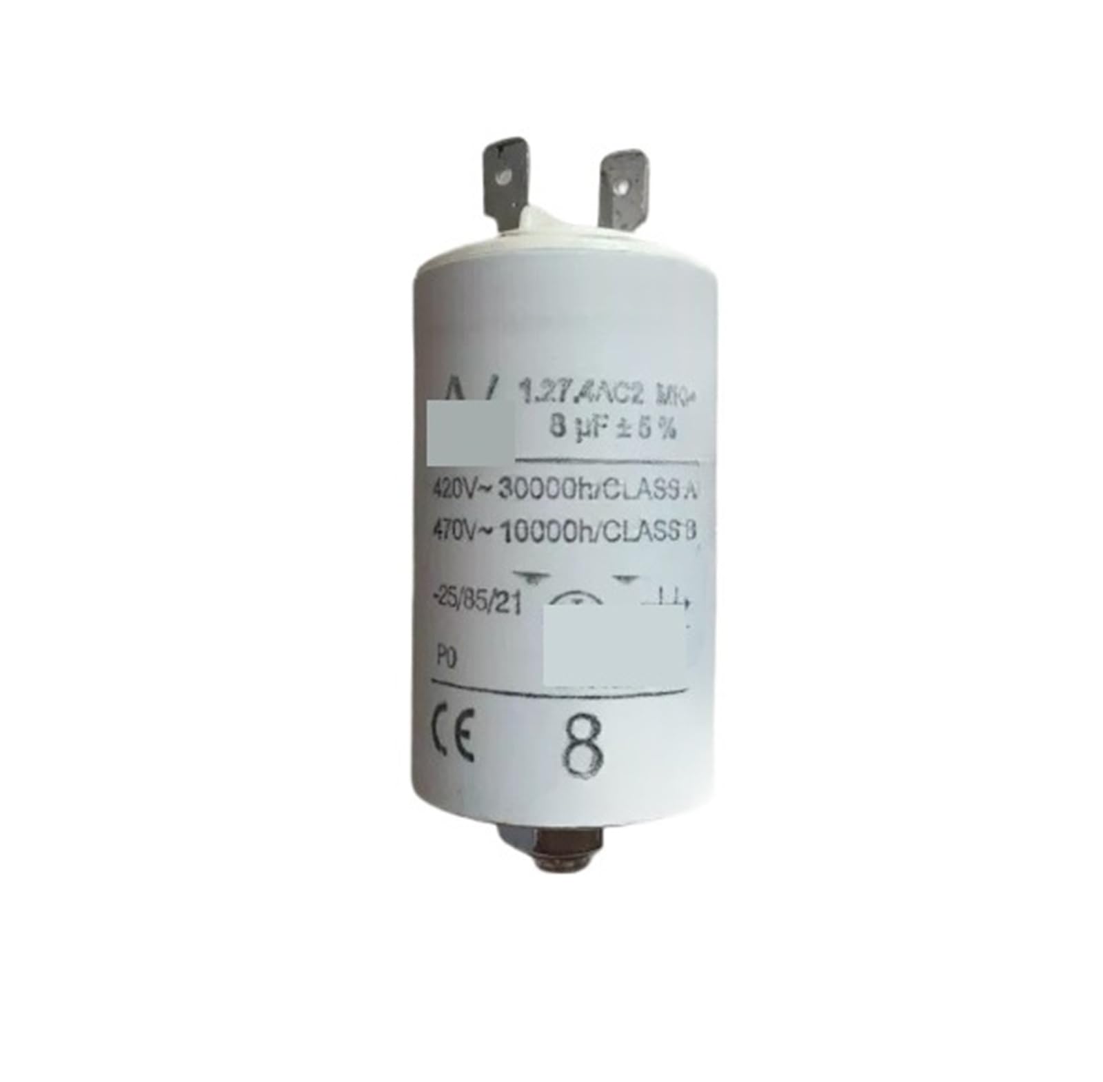 Condensador de arranque 1.27.4AC2 8uf Condensador de arranque de motor original