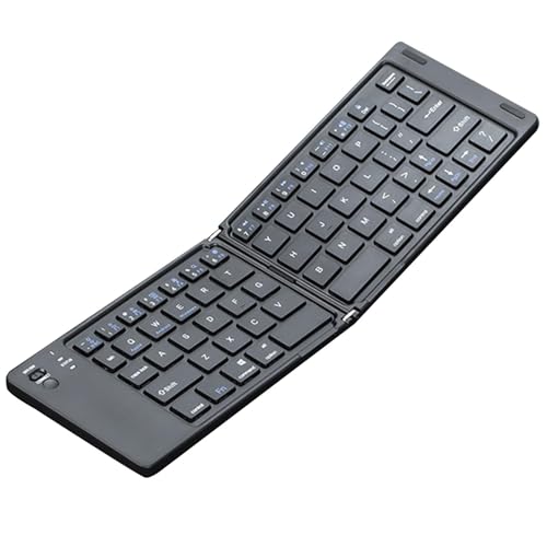 Clavier sans fil pliable pour corriger le manque de place sur bureau