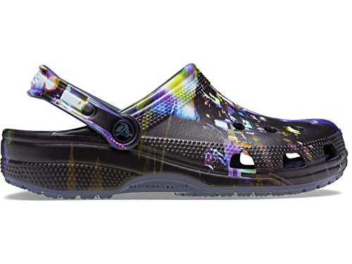 Image of Crocs Boys' Classic Graphic Monster Print Clogs