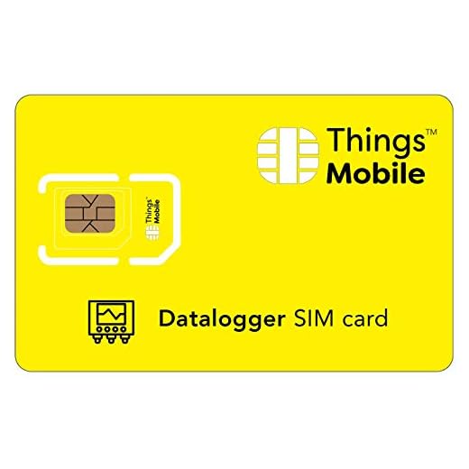 SIM Card per DATALOGGER GSM/GPRS (UMIDITÁ, TEMPERATURA, PRESSIONE, ECC) - Things Mobile - copertura globale, rete multi-operatore GSM/2G/3G/4G, senza costi fissi. 10€ di credito incluso
