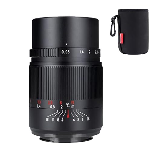 7artisans 25mm F0.95 Objetivo, Compatible con cámaras sin Espejo con Montura M4/3 epm1 emp2 E-PL1 E-PL2 E-PL3 E-PL5 E-PL6 G2 G3 G5 G6 G7 G9 GH1 GH2 GH3 GH4 GH5 GH5S