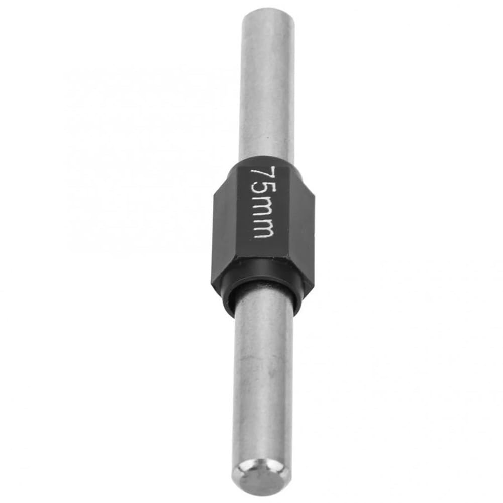 EasyByMall Jauge de tige d'étalonnage micrométrique en acier inoxydable, barre de référence pour micromètres extérieurs, outil de mesure (25 mm/50 mm/75 mm/100 mm)