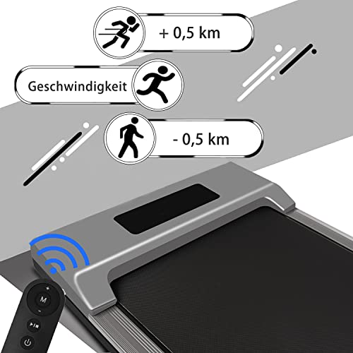 bigzzia Laufband für Zuhause Joggen - Laufbänder Untertisch Einsteiger Laufgerät Elektrisch mit LCD-Display… – Bild 4