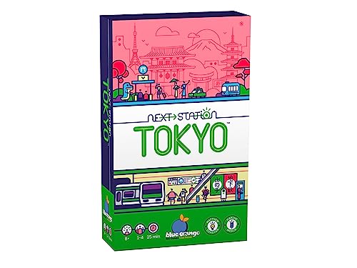 Blue Orange Next Station Tokyo - Fun Flip and Write Set in Tokyo, Kids Teens Adults Family Couples Solo Play Game Nights, 1-4 Players, Ages 8+