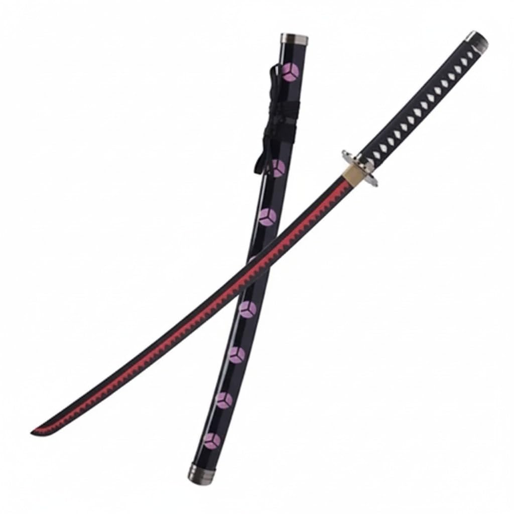 Zoro Shusui Wooden Katana | Premium Wooden Cosplay Sword | Anime-Inspired Decorative Blade for Collection, Display & Costume Use-image-34