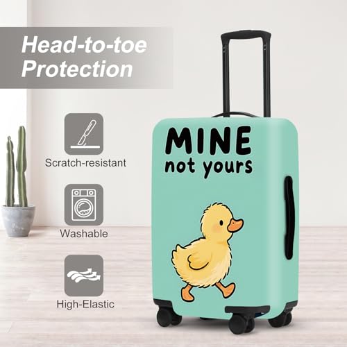 Image of Luggage Cover, Washable Suitcase Cover, Suitcase Protector Anti-scratch Bag cover Fits 18-32 Inch Luggage (Duck, XL(32 inch-34 inch Suitcase))