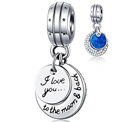 I Love You to the Moon and Back Charms