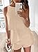 Dokotoo Womens Ladies Fashion 2026 Elegant Summer Casual Sexy Off Shoulder Halter Neck Ruffle Chiffon Sleeveless One Piece Short Romper Jumpsuits,Apricot Large