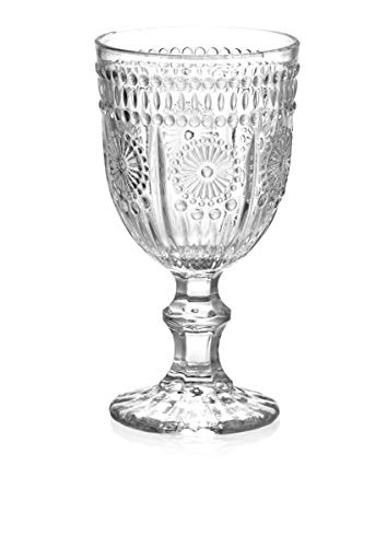 CJ 6 TAÇAS VIDRO P/VINHO AUBUSSON 240ml