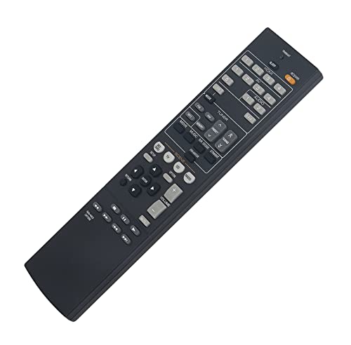 AULCMEET RAV463 ZA11350 Replacement Remote Control Compatible with Yamaha 5.1ch AV Stereo Home Cinema RX-V373 RX-V375 HTR-3066 YHT-399U YHT-497 YHT-497BL RX-V373SZ RX-V376 - Image 2