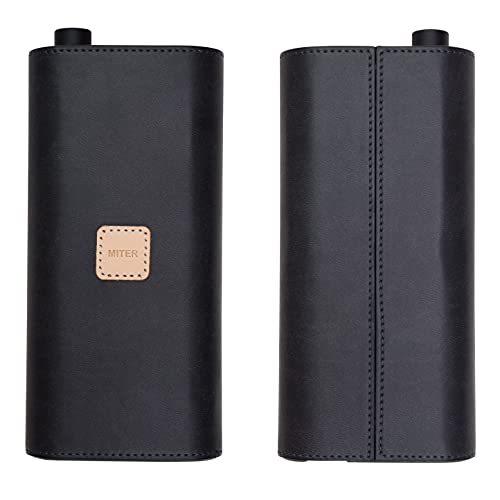 MITER Case Funda para iFi Micro iDSD Diablo, hecha a mano, piel sintética, color negro Cover