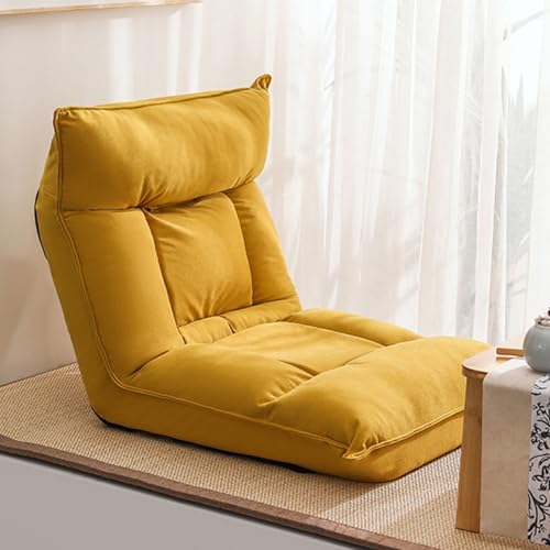 Chaise de méditation avec support dorsal réglable et coton fin pour salon