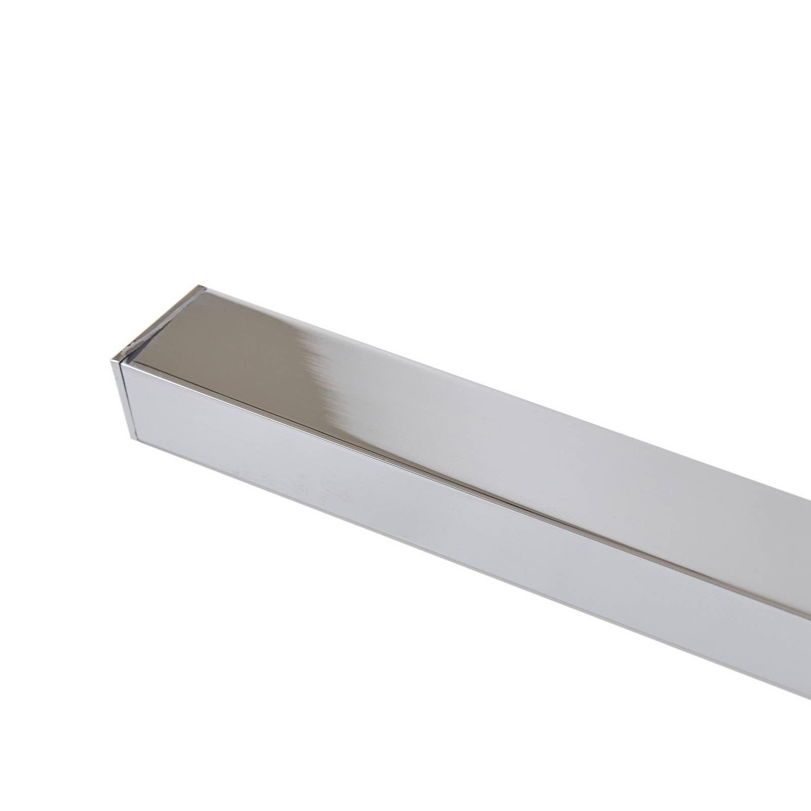Lucande LED Wandleuchte, Wandlampe Bad Kivana (spritzwassergeschützt (Modern) in Chrom aus Aluminium (1 flammig) - Wandleuchten Spiegelleuchte Badezimmer Wandbeleuchtung Badezimmerleuchte