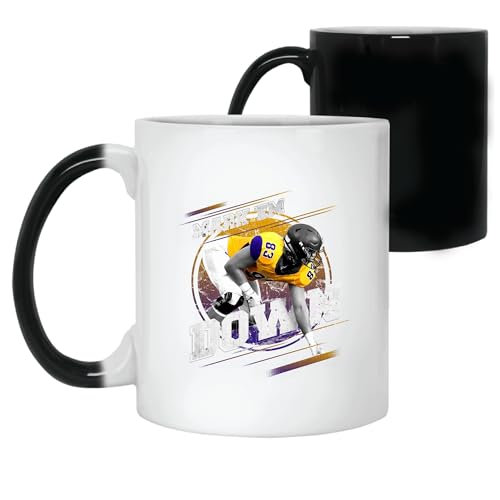 Football Player Gift Photographic Style with Quote Ball Sports Gift for Football Fans 11oz 15oz Color Changing Mug