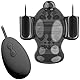 FOPS Eichel stimulator mann Stimulationsring Cockring Penis Vibrator männerStimulator mit 20 Modi Doppelt Vibro Ei Bullet Vibratoren mit Fernbedienung Masturbieren elektrisch N05-14 MC41 (Schwarz)