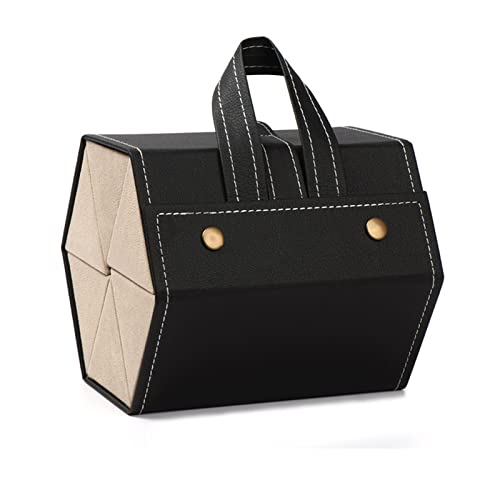 CTForest Sonnenbrillen Aufbewahrungsbox, Faltbare Brille Displaybox, Tragbar Brillenbox, Fasst 6 Sonnenbrillen, Ideal für die Aufbewahrung von Sonnenbrillen auf Reisen(Schwarz) Cover