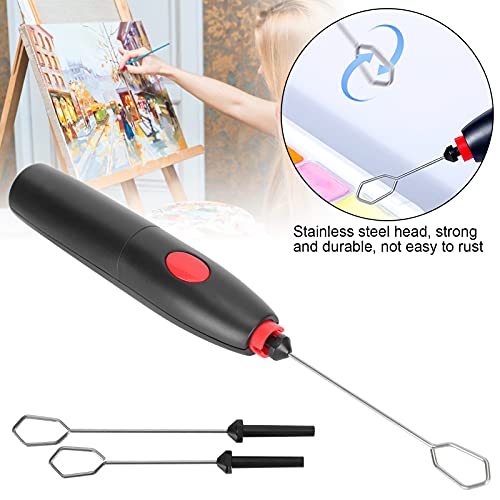 Pigment Roerder, Elektrische Pigment Roerder Mixer Draagbare Pigment Mixer Verf Elektrische Mixer met 2 Stuks voor Art… - Afbeelding 4