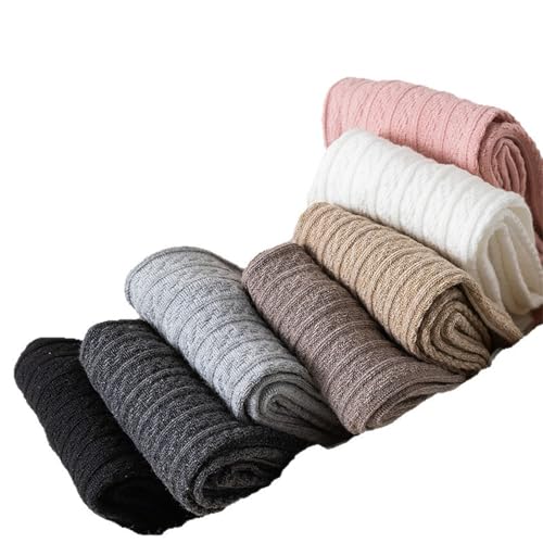 Girls Cable Knit Uniform Tights Footed Stretchy Warm Stocking Full Length Leggings Kids Ballet Dance Soft Pantyhose4