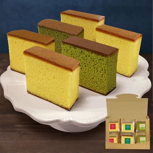 銀装カステラ3種お試しセット ポストイン 赤箱 青箱 抹茶 個包装カステラ 1枚目