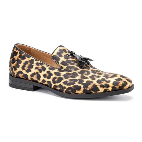 Image of Meijiana Mens Loafers Wedding Dress Shoes Slip-On Loafers for Men Tuxedo Suit Shoes
