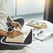 Yaregelun Lap Desk with Cushioned Pillow for Laptops Portable Writing Tray for Office Work, for Home & Travel Use Without Handle