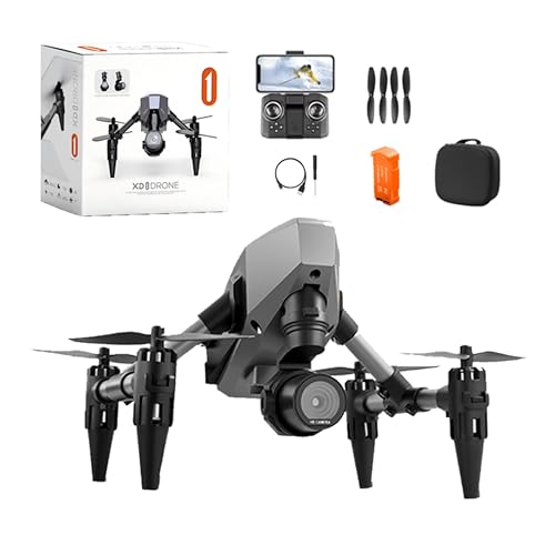Image of XD1 Mini Drone with HD Dual Camera, Optical Flow Positioning, and Obstacle Avoidance - Foldable RC Quadcopter for Aerial Photography