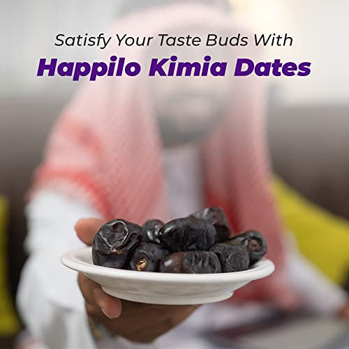 Image of Happilo Premium Soft Kimia (Mazafati Dates) 500g | Khajur, Khajoor | Dry Fruits | Healthy Snacks | Soft Texture | Natural Sweetness (Pack of 3)