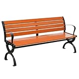 UTILISATIONS MULTIPLES : Adapté aux jardins, aux espaces communautaires, aux sites touristiques, aux centres commerciaux, aux rues et aux cours de récréation universitaires, ce banc d'extérieur s'adapte à divers espaces extérieurs et intérieurs.