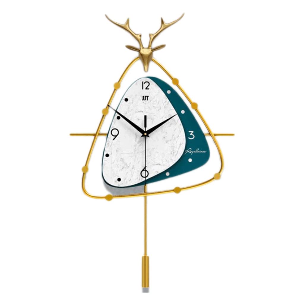 Horloge de luxe légère et silencieuse pour grand salon